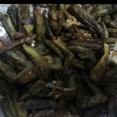 A picture of Masala Bhindi (Lady Finger).