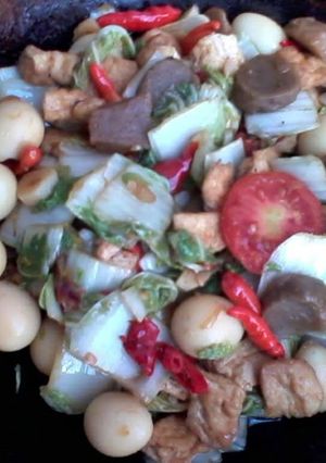Foto resep Tumis Sawi Putih Ceriah