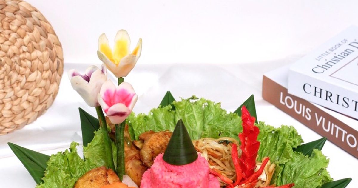 Tumpeng Mini Kulit Buah Naga