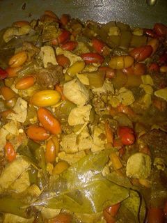 Foto resep Asem-asem tahu kulit blinjo