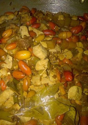 Foto resep Asem-asem tahu kulit blinjo