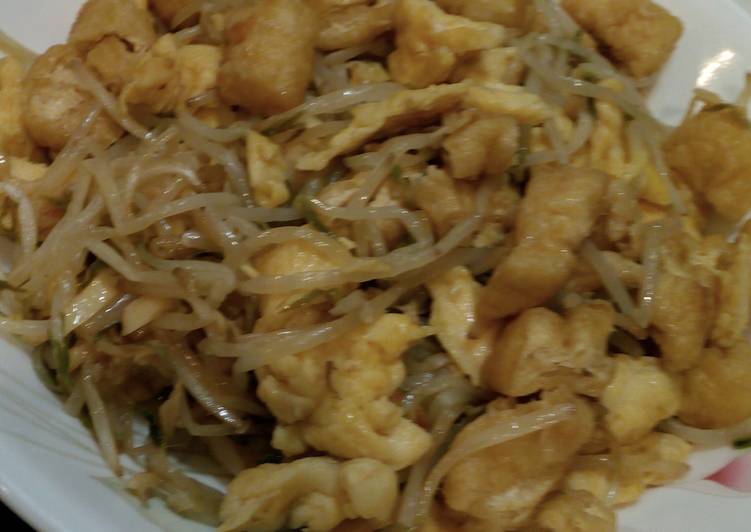 Resep 4T ( Tumis Tauge Tahu Telor) oleh Tika Maryono - Cookpad