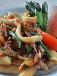 Foto resep Pasta Penne Cumi