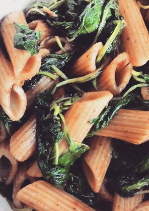 Foto resep Pasta Penne Bayam