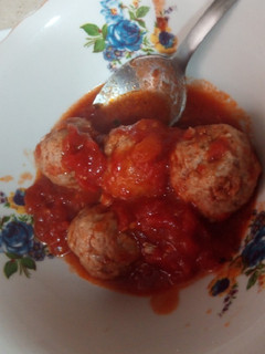 Una foto de Albóndigas con salsa de tomate