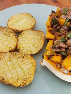 Una foto de Calabaza Rellena