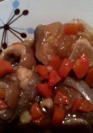 A picture of Cow heels.