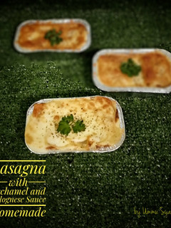 Foto resep Lasagna with Bechamel and Bolognese Sauce Homemade