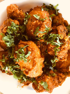 A picture of Indian style stuffed potato curry#themechallenge.