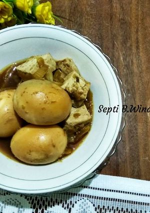 Foto resep Semur Tahu dan Telur