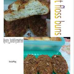 A picture of Meat Floss Buns a.k.a Roti abon sapi.