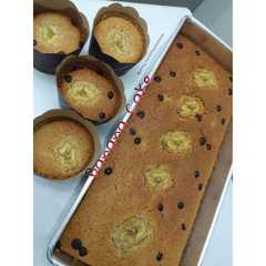 A picture of Moist and yummy Banana Cake .
