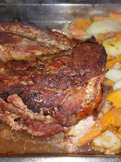 Una foto de Bondiola rellena al horno