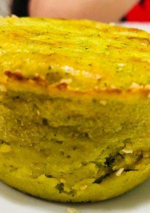 Una foto de Budín de brócoli