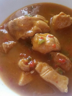 Una foto de Pollo al chilindrón