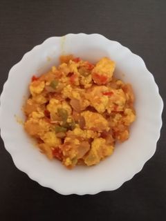 A picture of Paneer bhurji.