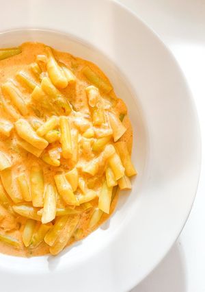 Gyors zöldbabfőzelék recept fotója