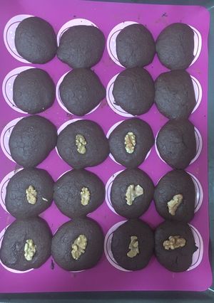 Una foto de Galletas de plátano y chocolate