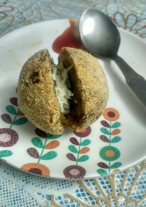 A picture of Vegetable bread roll.