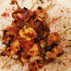 A picture of Chicken Shashlik.