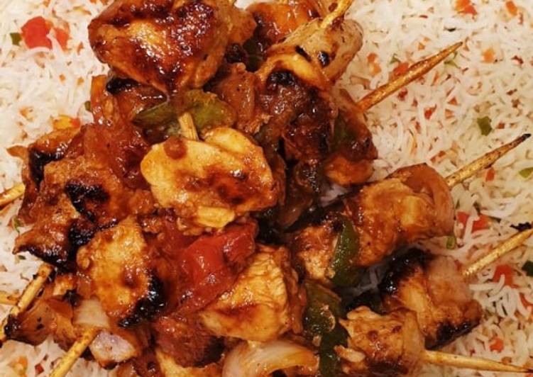 Simple Way to Make Appetizing Chicken Shashlik