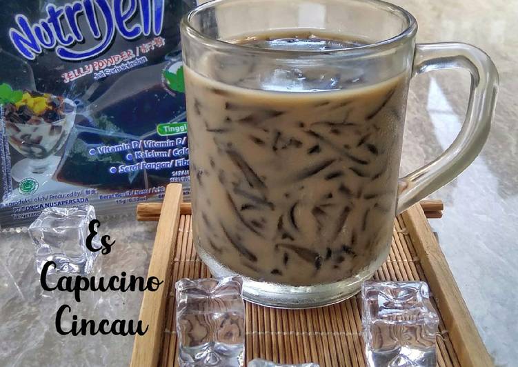 Masakan Unik Es Cappuccino Cincau Sedap Nikmat