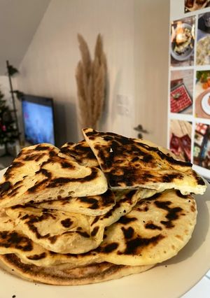 Une photo de Pain naan