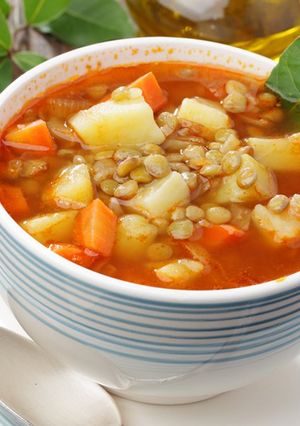 A picture of Vegetable Lentil Soup Recipe.