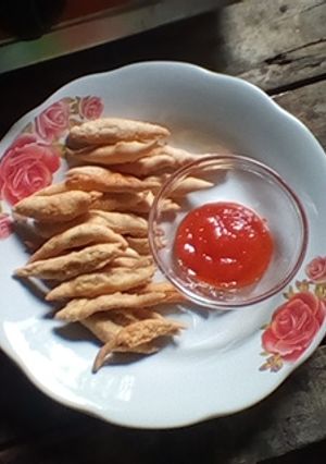 Foto resep Tepung ketan cocol saus