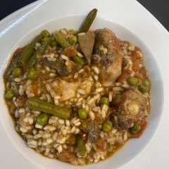 Una foto de Arroz Brut  al estilo de mi casa