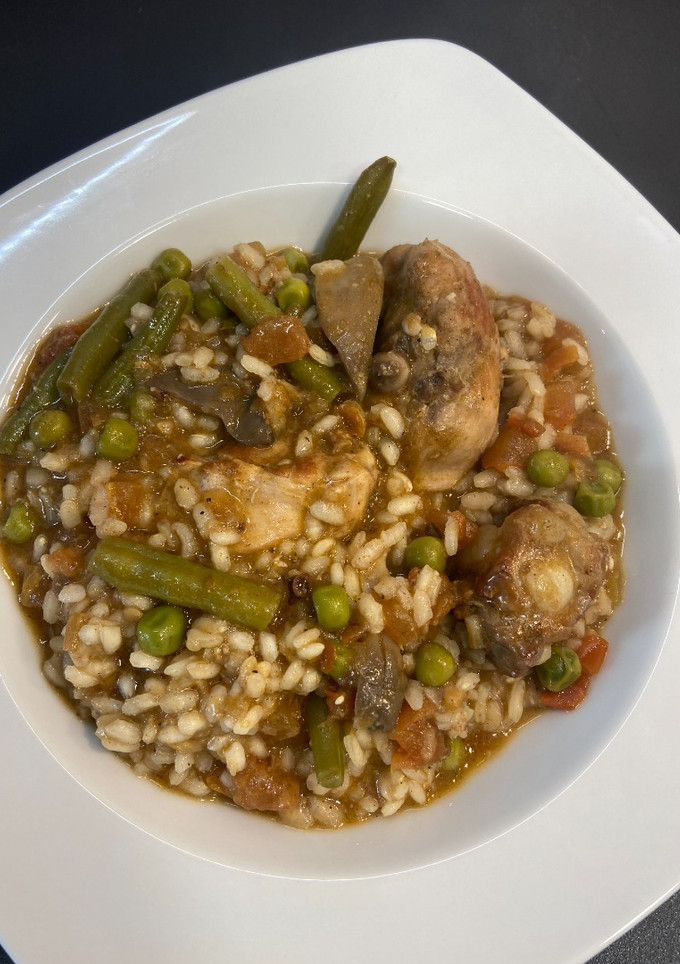 Una foto de Arroz Brut  al estilo de mi casa