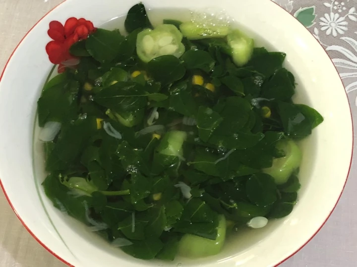 Cara Mudah Membuat Resep  Sayur Bening Katuk - Oyong - Jagung yang Lezat, Menggugah Selera