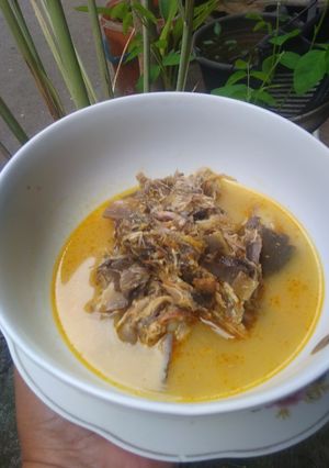 Foto resep Becek Ontong Gedang (entut gedang/jantung pisang)