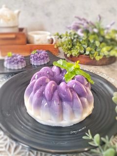 Foto resep Puding ombree ubi ungu