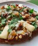Pizza con base de calabacín