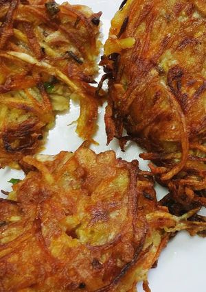 Hình của món Bánh rau củ chiên giòn.