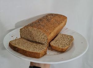Una foto de Pan casero, 100% integral 🍞