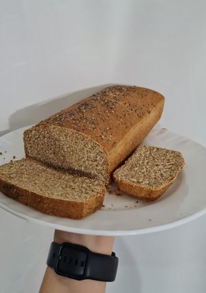 Una foto de Pan casero, 100% integral 🍞