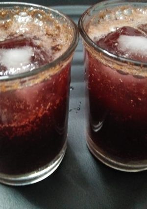 A picture of Beetroot shots / Beetroot cocktail.