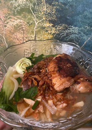 Hình của món Mì gà cua.
