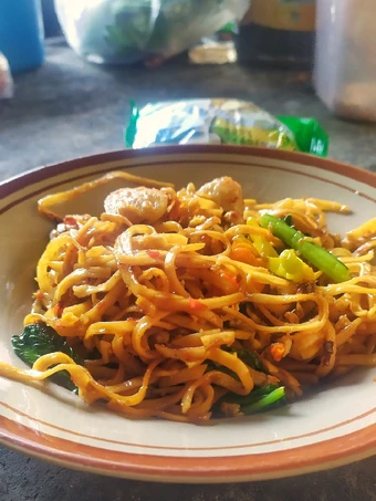 Langkah Gampang Membuat Resep Mie tek tek goreng yang Uenak Anti Ribet, Bisa Manjain Lidah