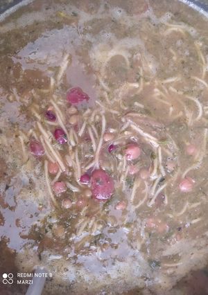 عکسی از دستور آش رشته