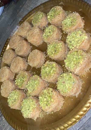 صورة لوصفة حلى الشعيرية السريع