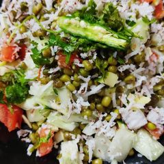 Filthy healthy moong salad A picture of Filthy healthy moong salad.