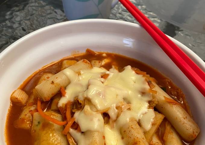 Resep Tteokbokki Express Skip Gochujang Oleh Eryanwar02 Cookpad