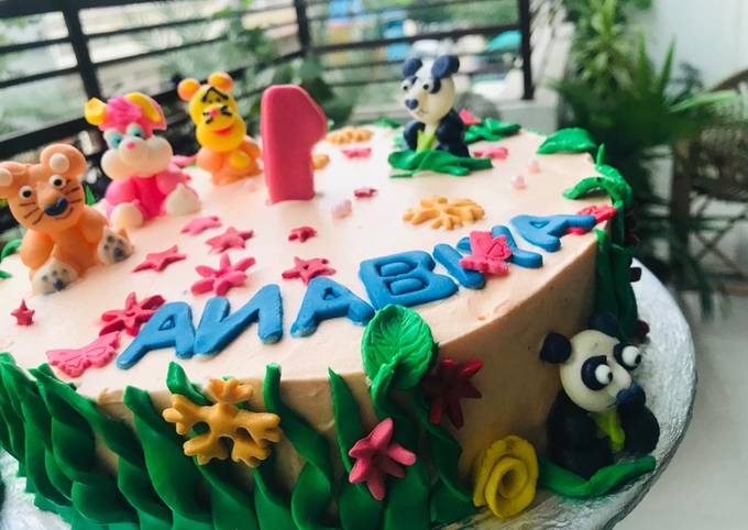 Recipe of Ultimate Jungle theme cake