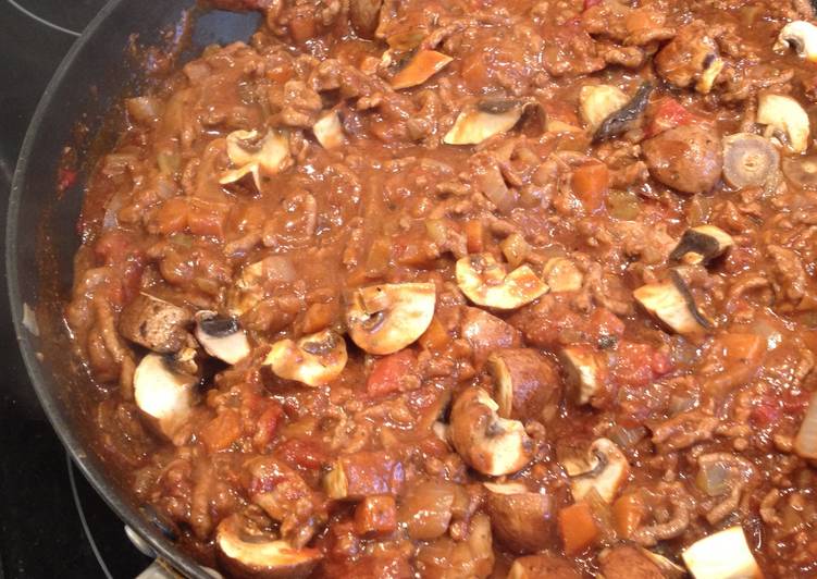 Recipe of Homemade Diet Bolognese Sauce