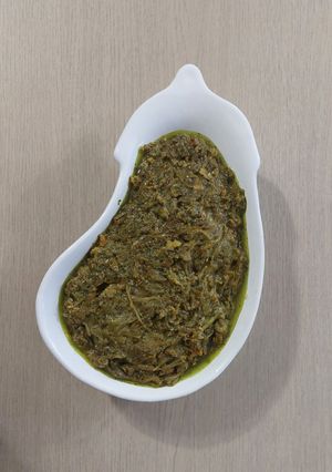 عکسی از دستور کشک بادمجان با بادمجان آب پز