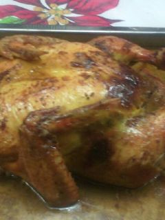Una foto de Pollo relleno al horno *Receta Navideña🎄
