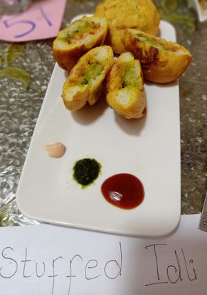 A picture of Stuffed Idli Cutlet.